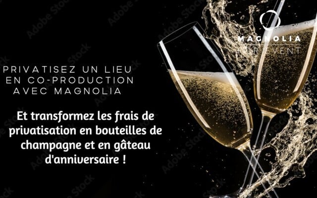 Transformez les frais de privatisation en champagne avec une co-production MAGNOLIA !