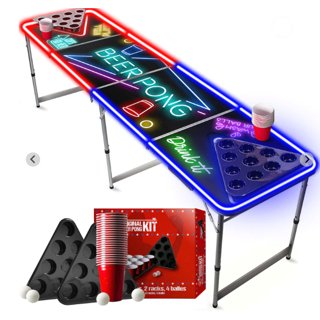 TABLE DE BEER PONG